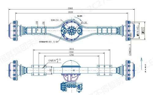 16A2 Front Drive Bridge