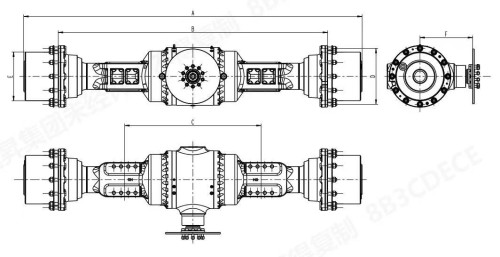42B Rear Drive Bridge